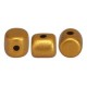Les perles par Puca® Minos beads Bronze gold mat 00030/01740
